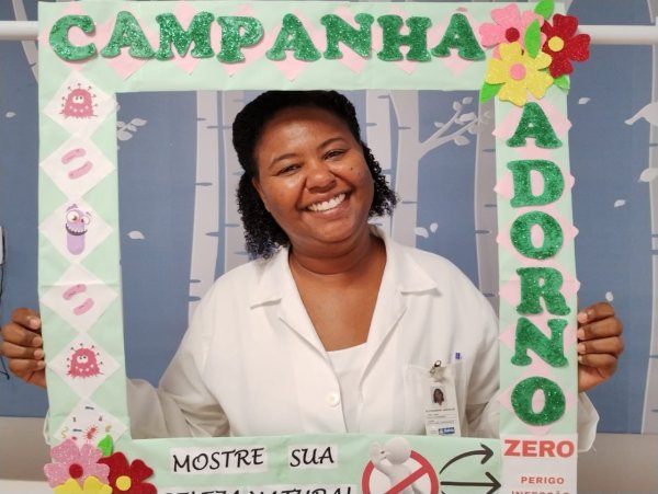 Campanha do Adorno Zero no Hospital Clériston Andrade visa proteção coletiva