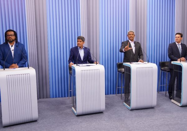 Debate na TV Bahia é marcado por ataques à declaração de pardo de ACM Neto