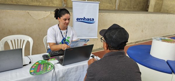 Embasa promove atendimento durante Caravana de Direitos Humanos em Antônio Cardoso 