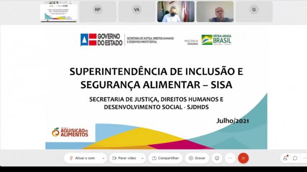 Governo da Bahia avalia avanços e perspectivas    do PAA Leite em evento virtual 