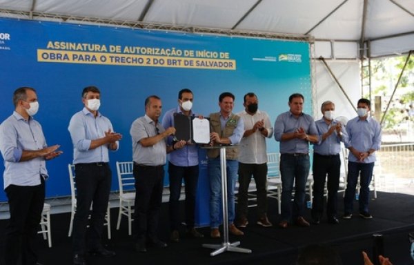 Governo Federal autoriza início das obras de mais uma etapa do BRT de Salvador (BA)