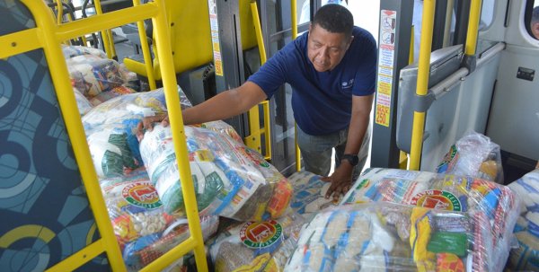 Sedeso recebe mais doações de cestas básicas para ajudar famílias afetadas pelas chuvas