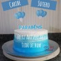 Parabéns e um delicioso bolo para comemorar o aniversário de Caribé e Sotero