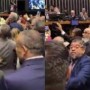 Vídeo: Vice-presidente do PT chama Nikolas de ‘viadinho’ e dá tapa em outro parlamentar