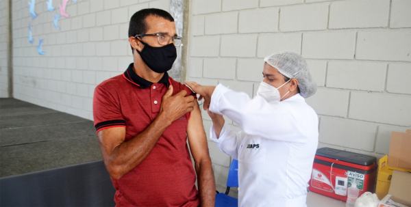 Aplicação da vacina contra a Covid a partir das 13h nesta Quarta-Feira de Cinzas