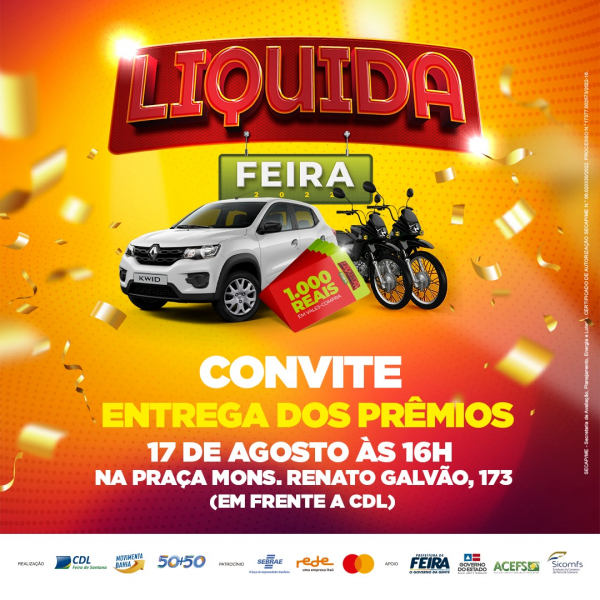 CDL entrega prêmios da Liquida Feira nesta quarta (17) 