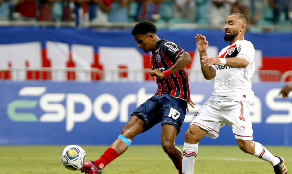 Copa do Nordeste: Bahia e Ferroviário empatam em jogo eletrizante