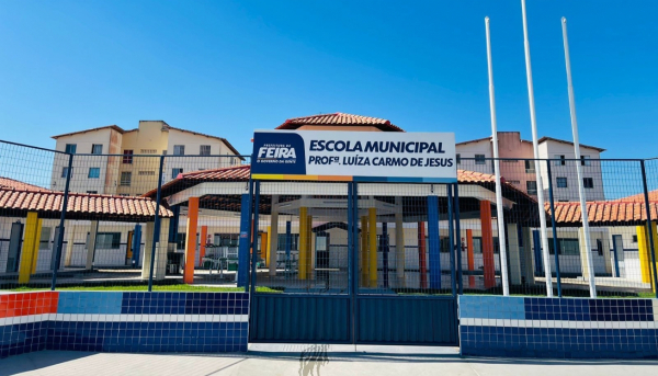 Escola Municipal Profª. Luíza Carmo de Jesus será entregue à comunidade nesta quarta