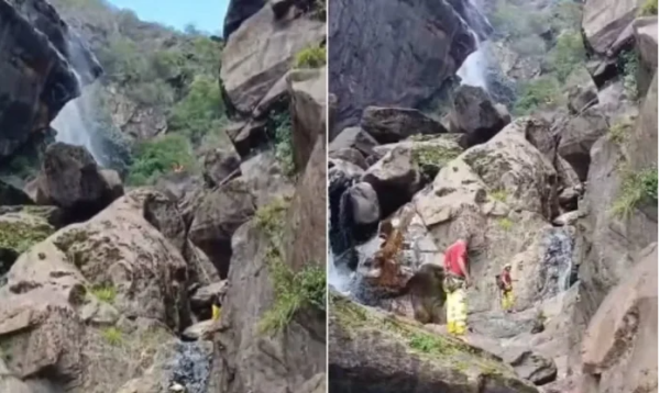 Homem morre após cair de cachoeira ao tentar fazer foto na Bahia