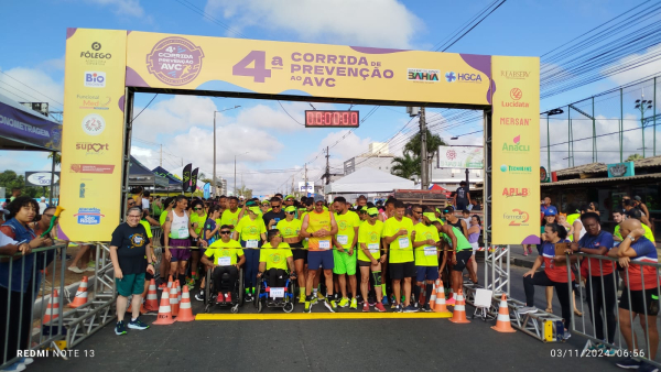 Hospital Clériston Andrade recebe Certificação de Qualificação Angels Durante 4ª Corrida de Prevenção ao AVC 