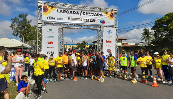 II Corrida Pela Vida atrai bom público na avenida Noide Cerqueira