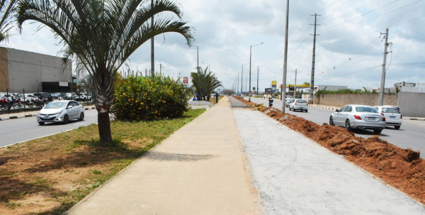 Implantação da ciclovia na avenida Noide Cerqueira chega na fase final