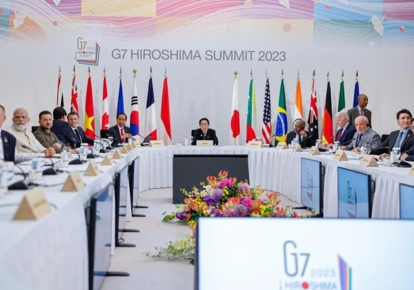 No G7, Lula condena violação da integridade territorial da Ucrânia e uso da força