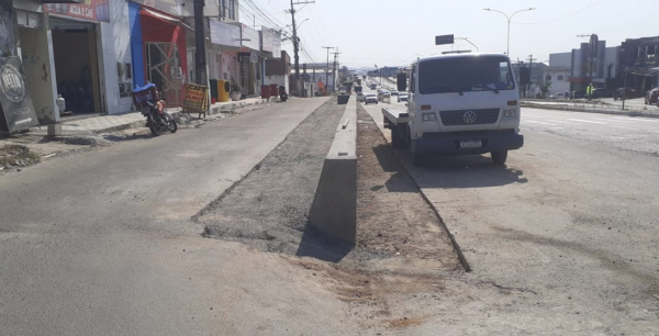 Obras de contenção na avenida Rio de Janeiro chegam à etapa final