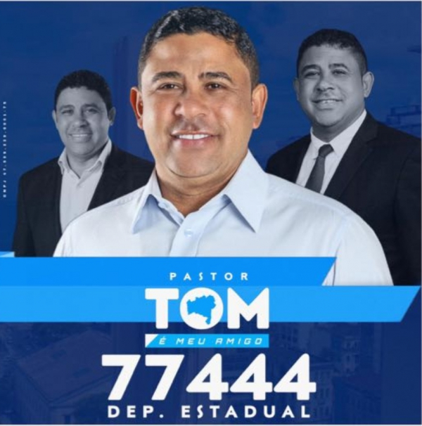 Pastor Tom confiante na vitória com o apoio popular