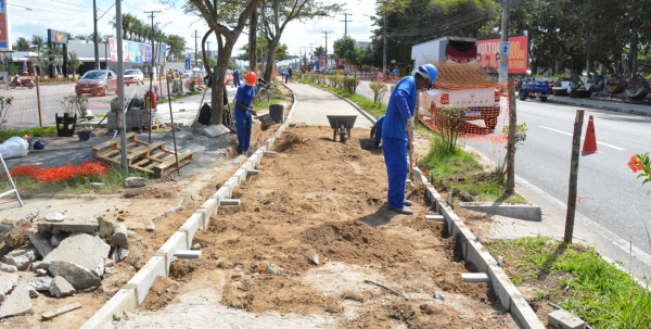 Prefeitura avança na construção de ciclovias em Feira de Santana