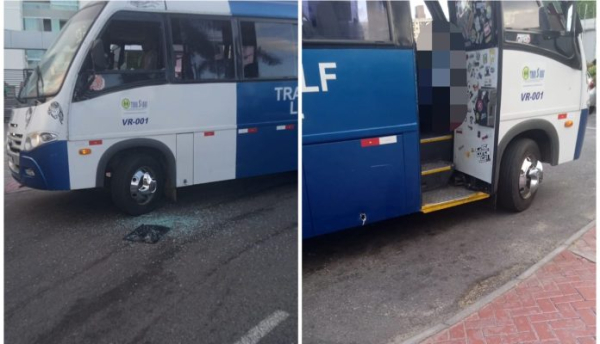 Tiros e morte dentro de ônibus em Lauro de Freitas