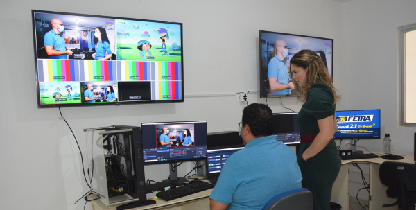 TV Feira inicia programação local em fase de teste