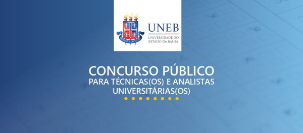 Uneb realiza concurso público para técnicos e analistas universitários