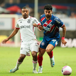 Bahia joga mal, é vaiado pela torcida e sai do G-6 após derrota para o Flamengo