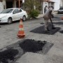 Operação tapa buraco nas ruas de Feira de Santana